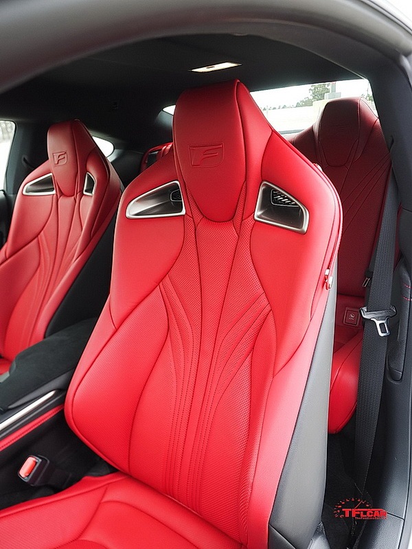 2016 Lexus RC F front seat