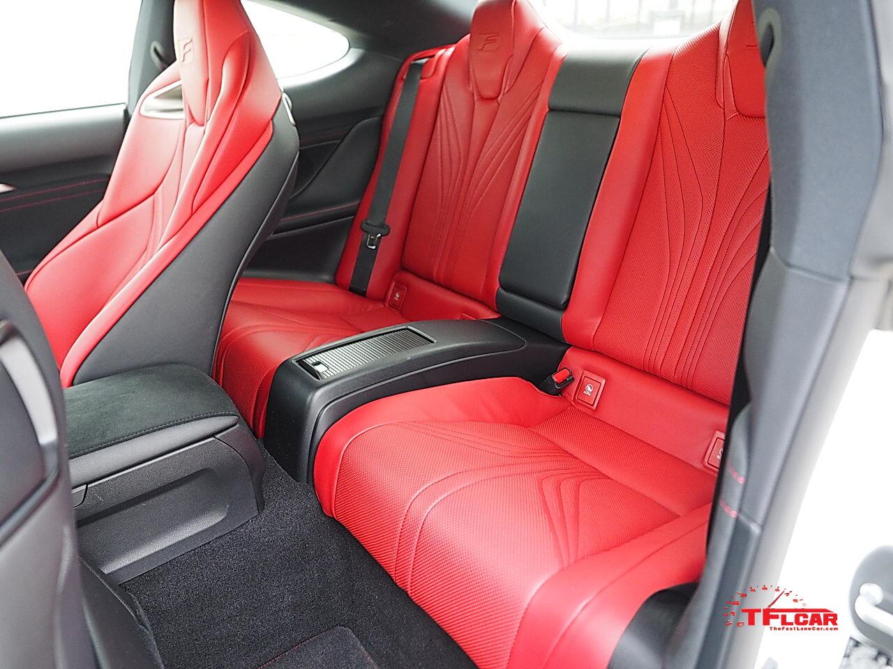 2016 Lexus RC F useless back seat