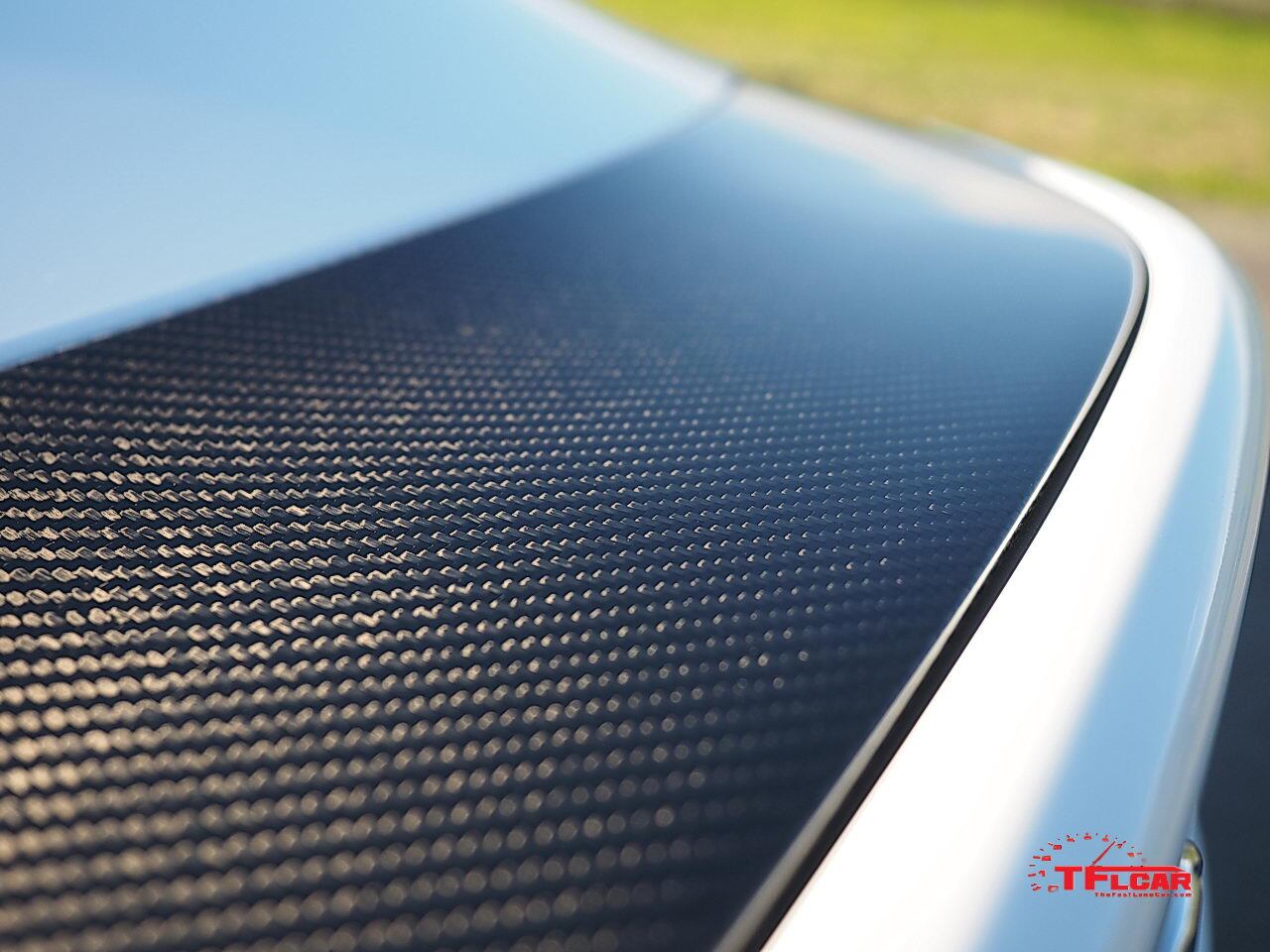 2016 Lexus RC F carbon fiber adaptive rear spoiler