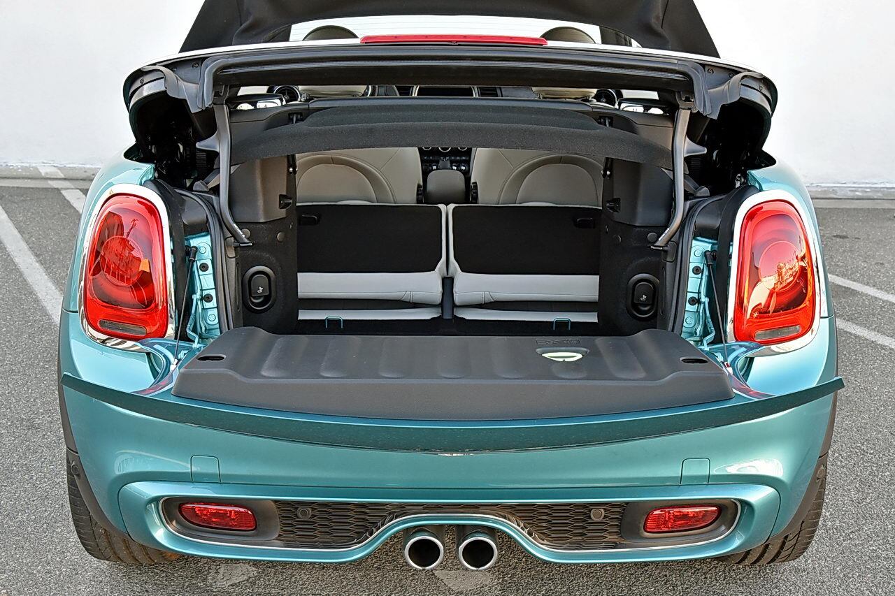 2016 mini cooper s convertible trunk