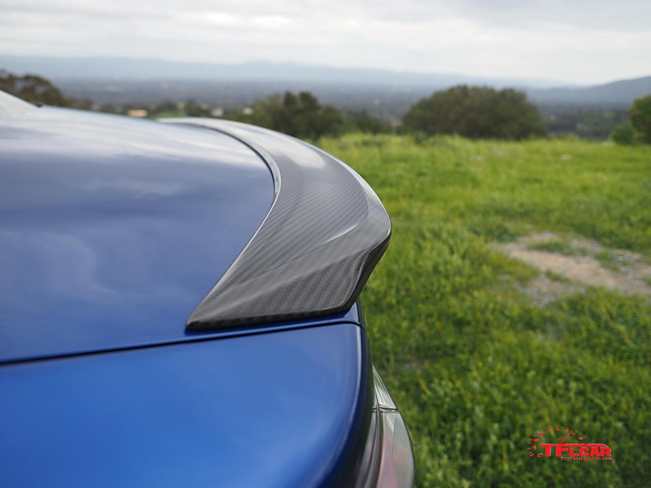 Lexus GS F fixed carbon fiber rear spoiler