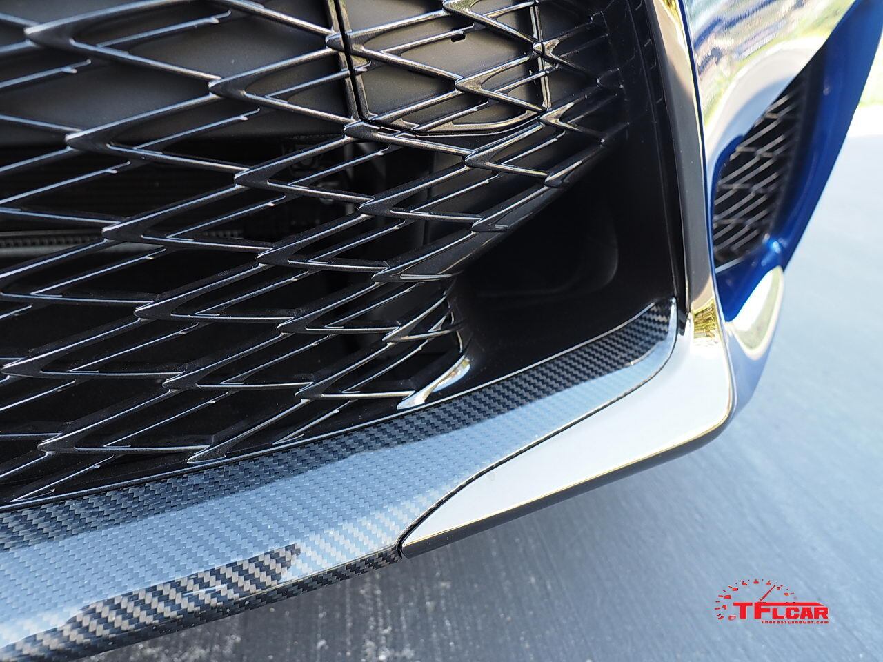 2016 Lexus GS F carbon fiber front splitter
