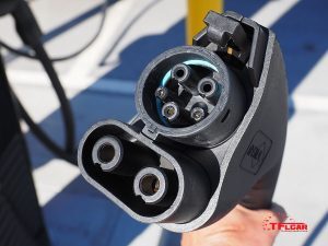 VW e-Golf DC fast charger combo port