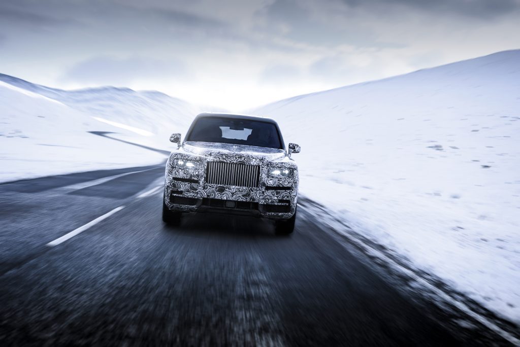 Rolls-Royce Cullinan preproduction photo