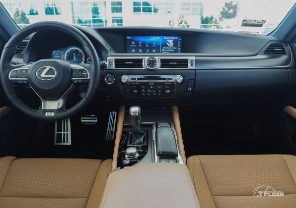 interior of the 2018 Lexus GS 300 F Spor