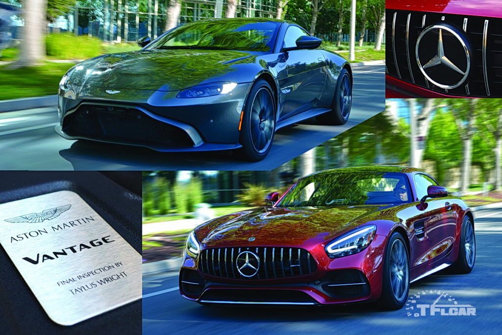 aston martin vantage | mercedes-amg gt c roadster