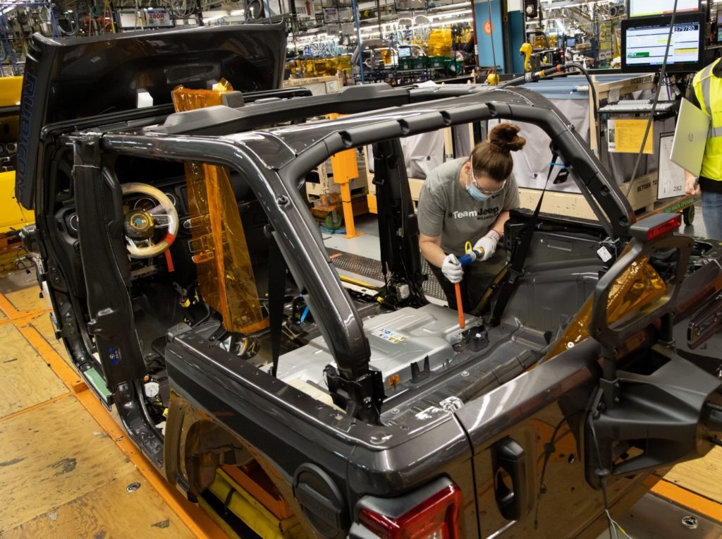 2021 Jeep Wrangler 4xe production