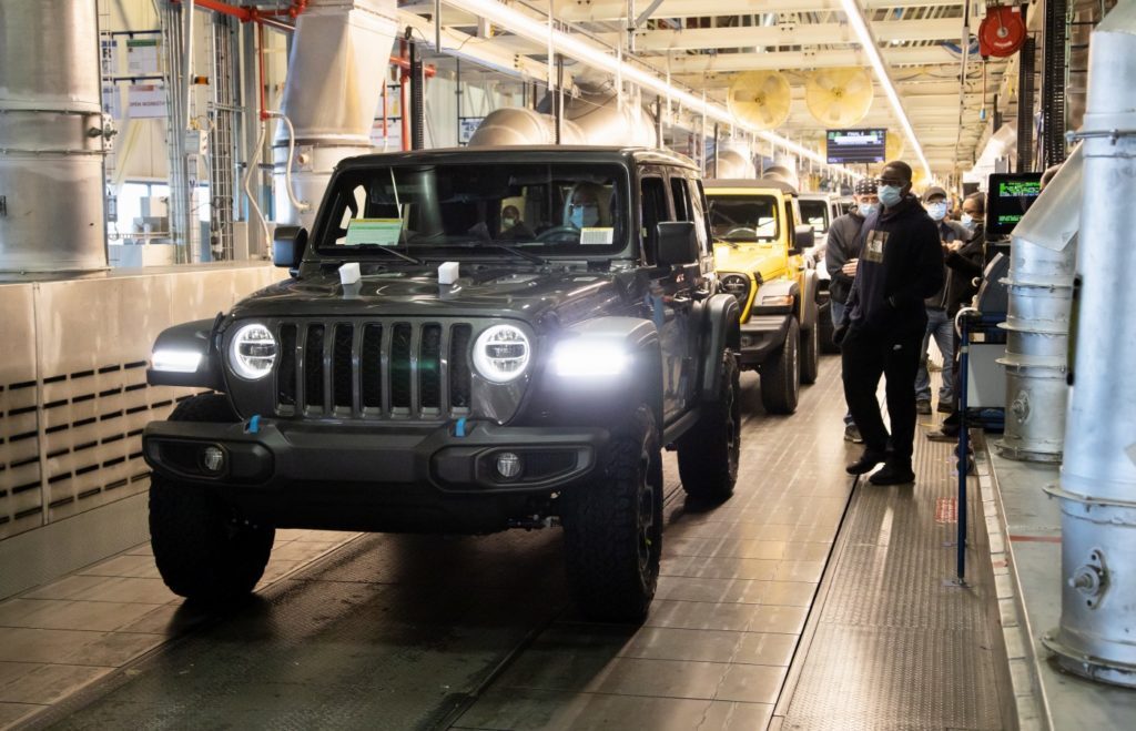 2021 Jeep Wrangler 4xe production