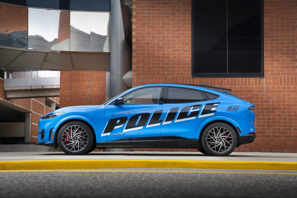 Ford Mustang Mach-E Electric Police Pilot Vehicle