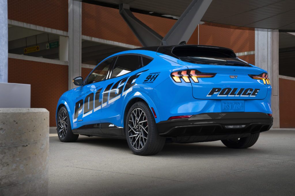 Ford Mustang Mach-E Electric Police Pilot Vehicle