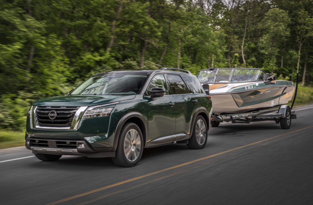 2023 SUV towing capacity list - Nissan Pathfinder