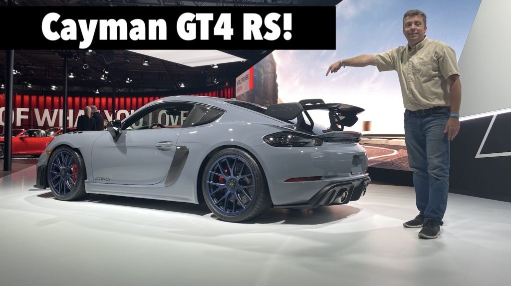 2022 porsche 718 cayman gt4 rs debut