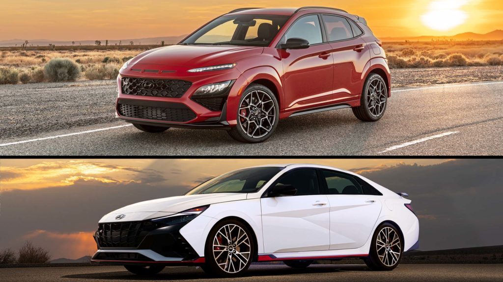 Hyundai Kona N and Elantra N