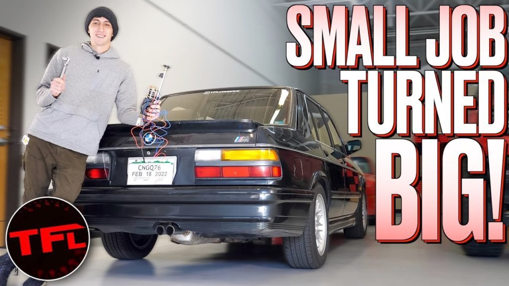 BMW M535i antenna fix