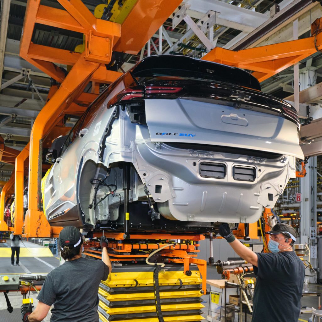2022 Chevrolet Bolt EV — production