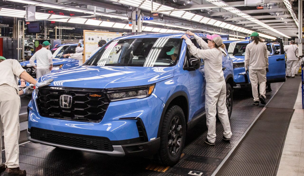 2023 Honda Pilot production - Alabama