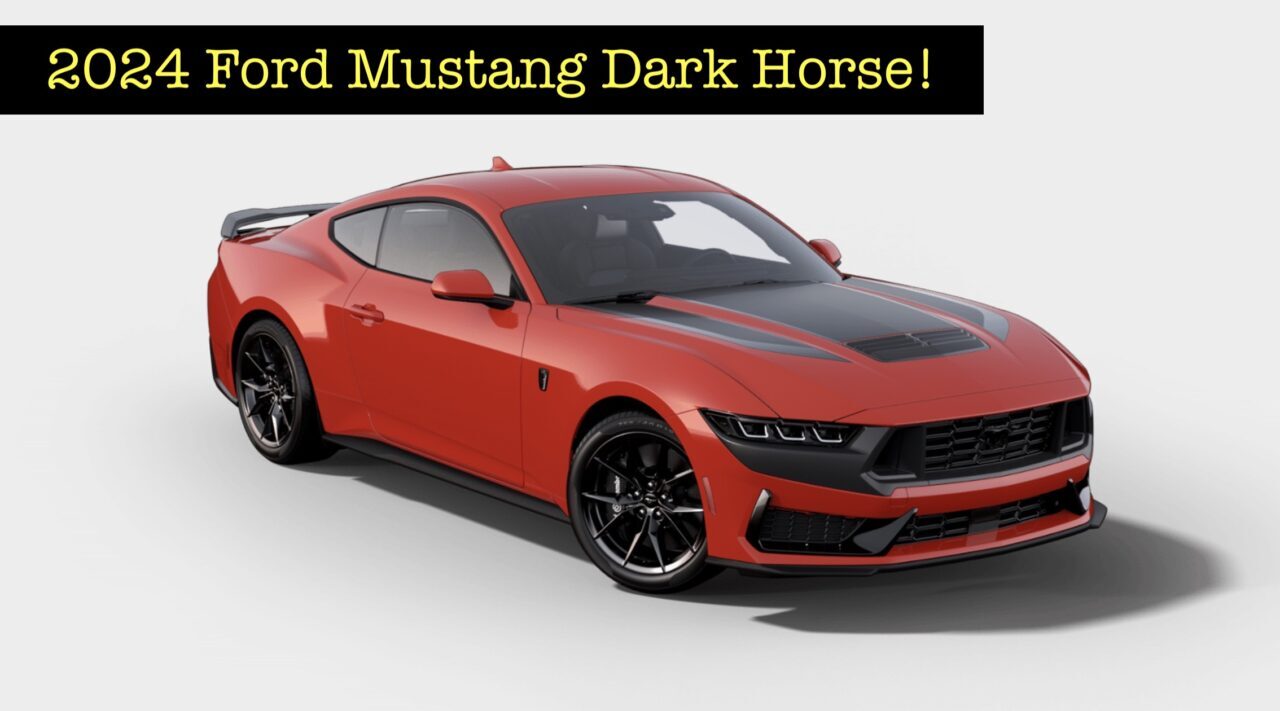2024 ford mustang dark horse online configurator price red