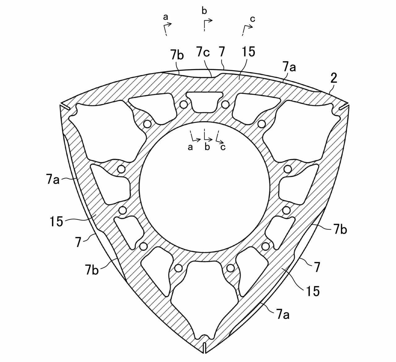 Mazda Japanese patent - rotor example