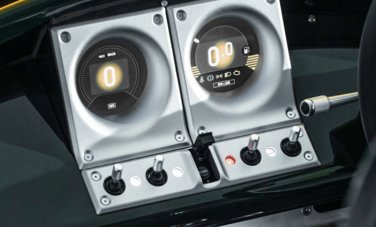 Morgan gauge cluster