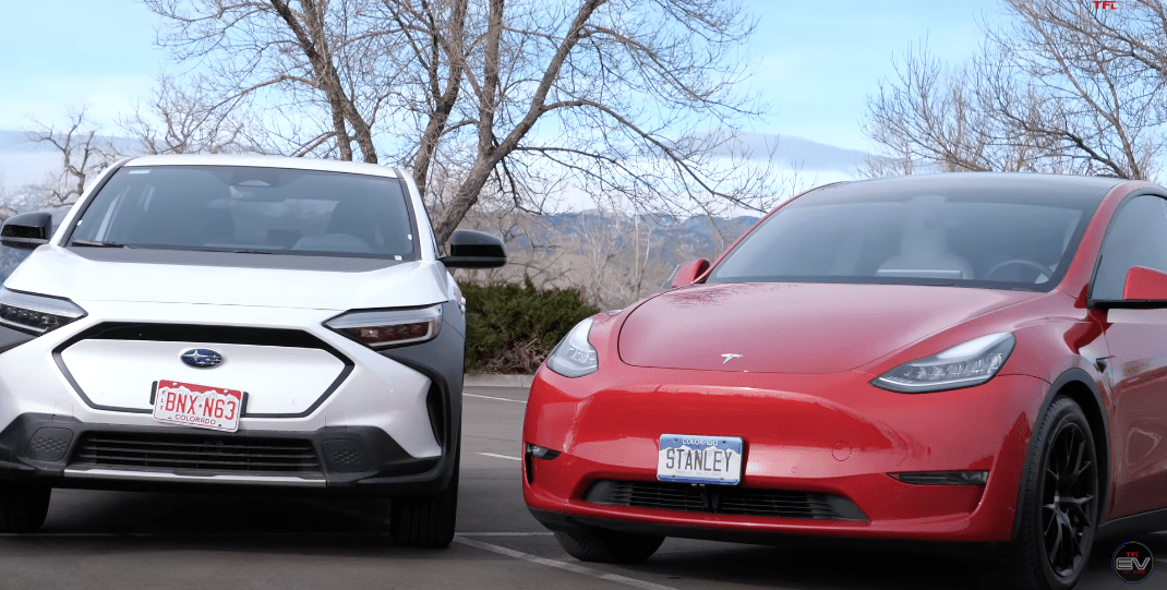 Subaru Solterra Premium Tesla Model Y Performance
