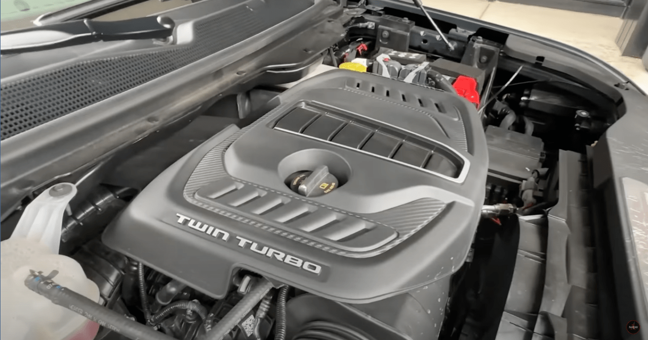 Stellantis Hurricane twin-turbo straight six engine in 2024 Grand Wagoneer L
