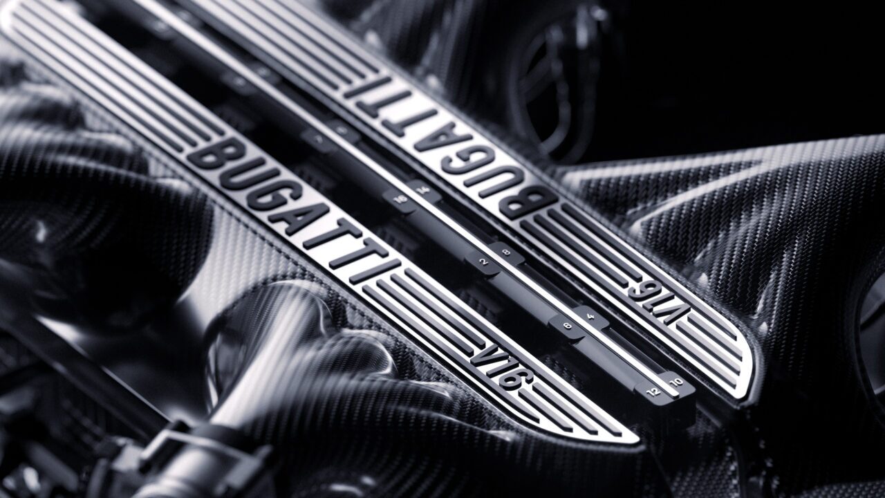Bugatti V16 engine - teaser