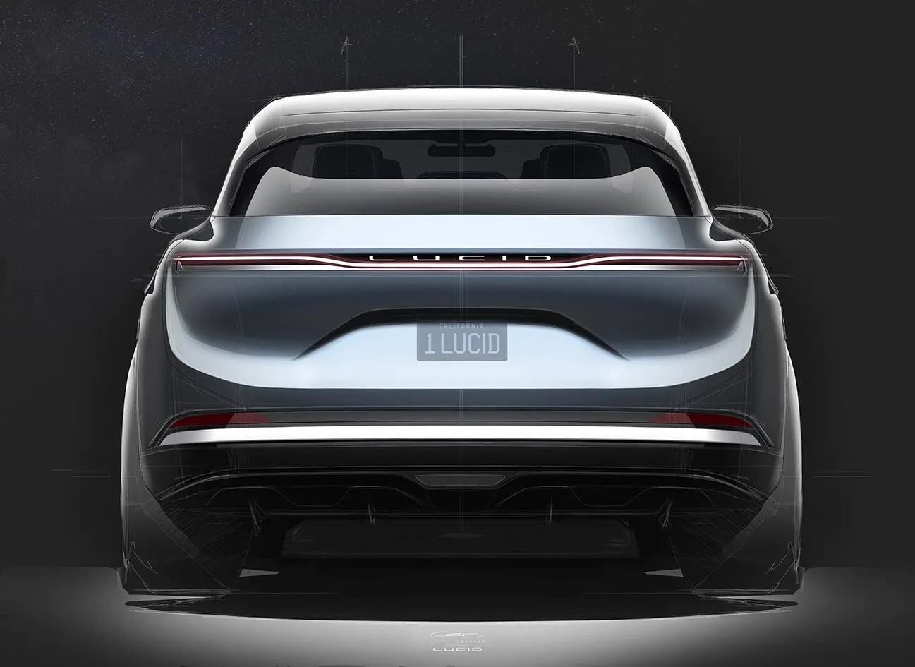 Lucid Gravity - design sketch