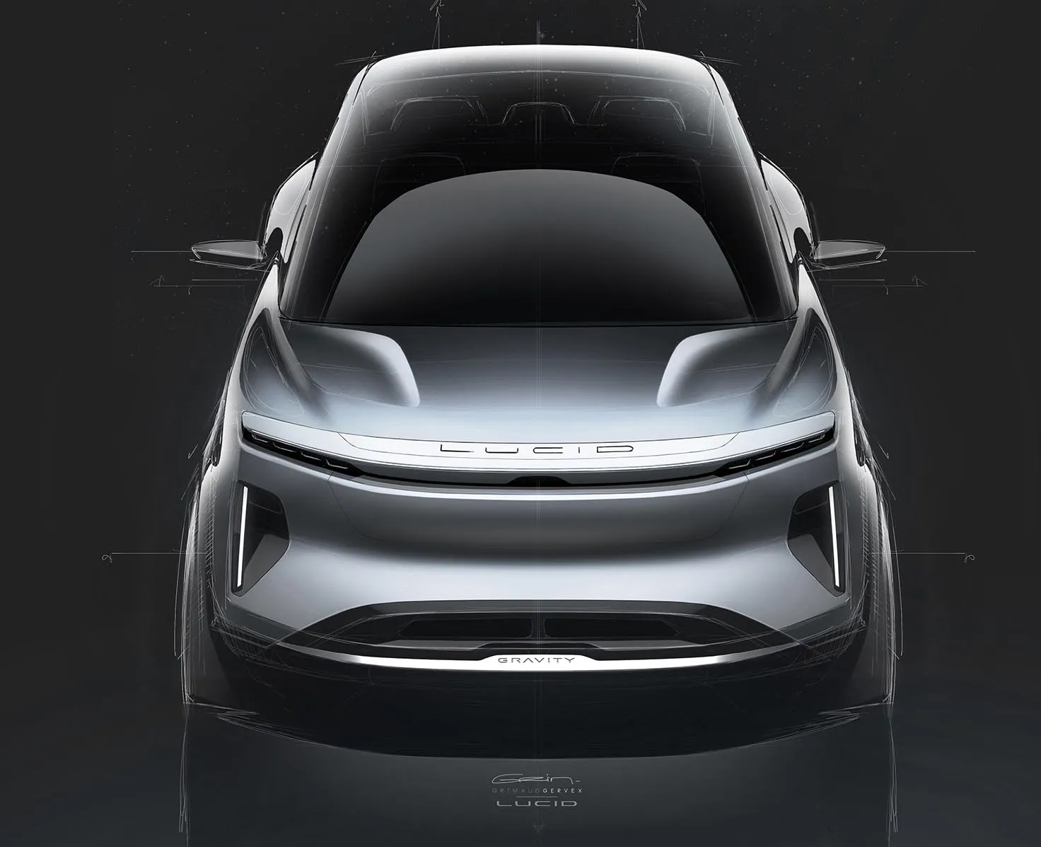 Lucid Gravity - design sketch