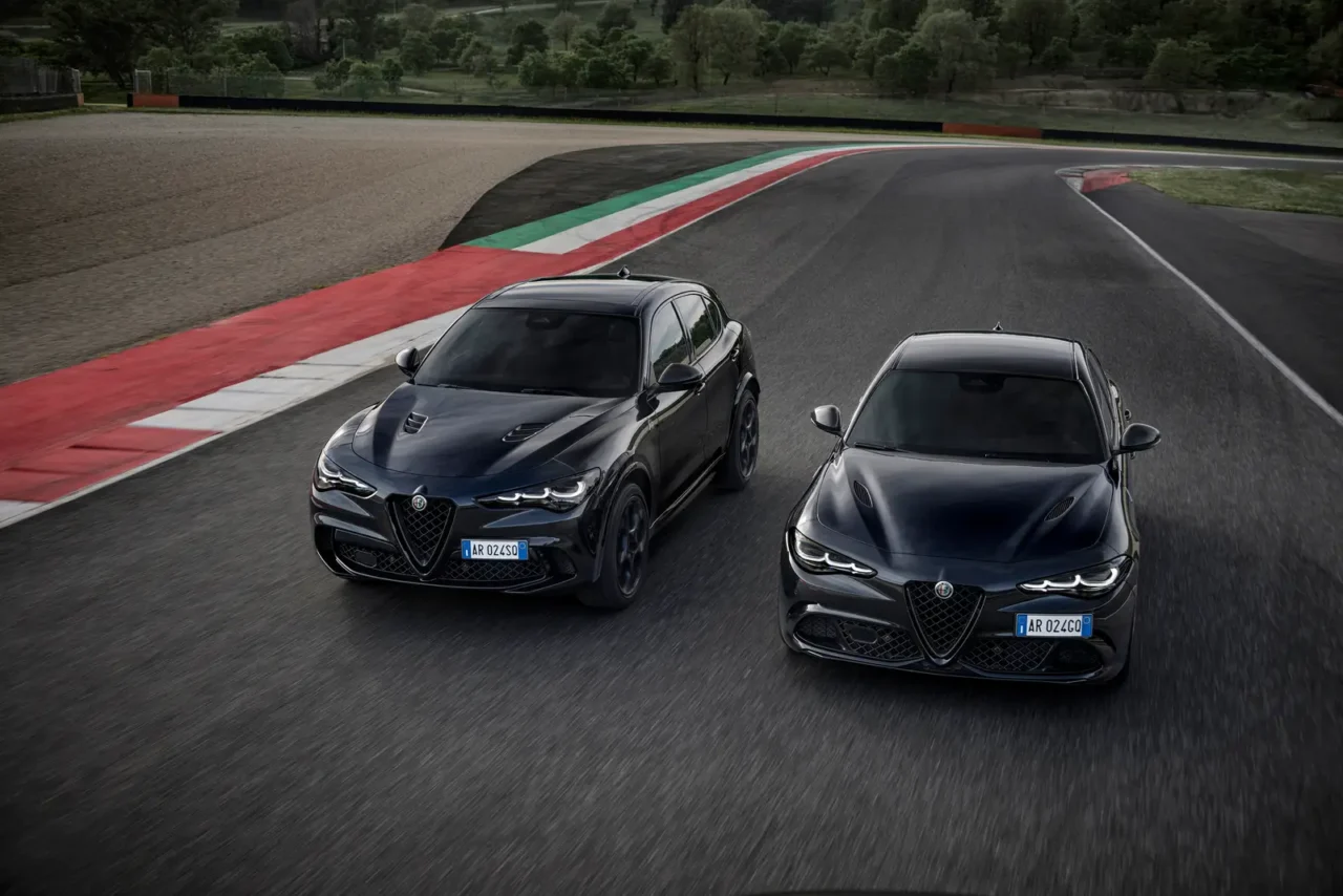 2024 Alfa Romeo Giulia and Stelvio Quadrifoglio Super Sports - hero shot