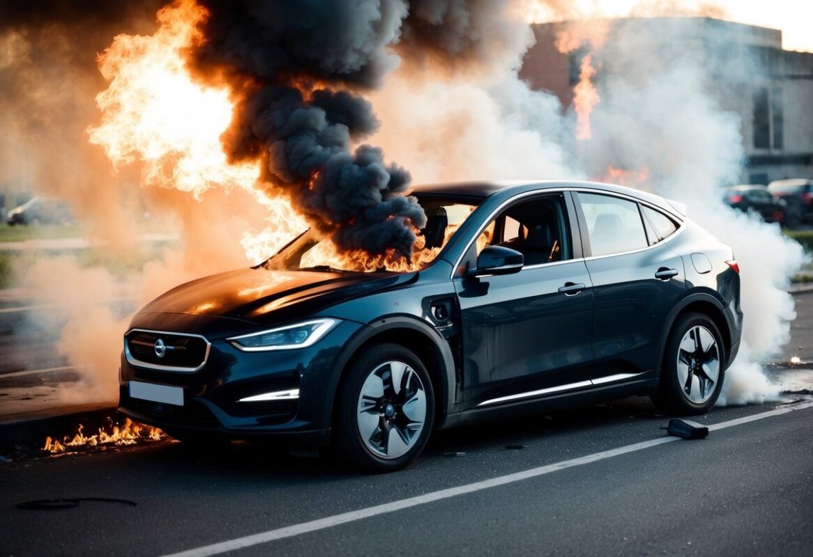 EV vehicle fire