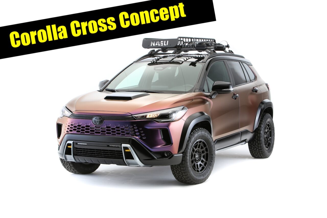 2026 toyota corolla cross hybrid nasu edition sema concept mountain