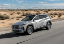 Hyundai Recalls More than 421,000 Tuscon, Santa Cruz Vehicles for Unintended Braking Issue 2025 Hyundai Tucson PHEV - featured