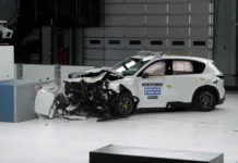 The 2026 Mazda CX-5 Scores Top Marks in IIHS Testing, Making It One of the Safest Small SUVs 2026 Mazda CX-5 IIHS crash test