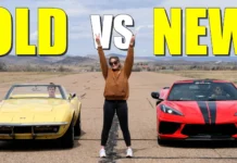 UNBELIEVABLE: The Old-School C3 Chevy Corvette ALMOST Beat the C8… Chevy Corvette Old vs. New Drag Race