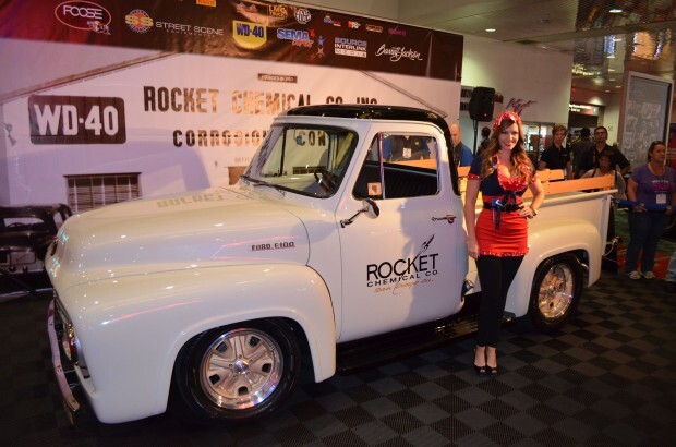 SEMA 2012 - Day One girls cars stars Chip Foose