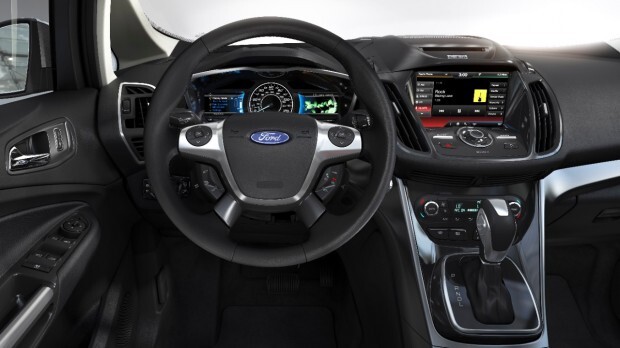 2014_ford_C-MAX-Hybrid_dash_interior