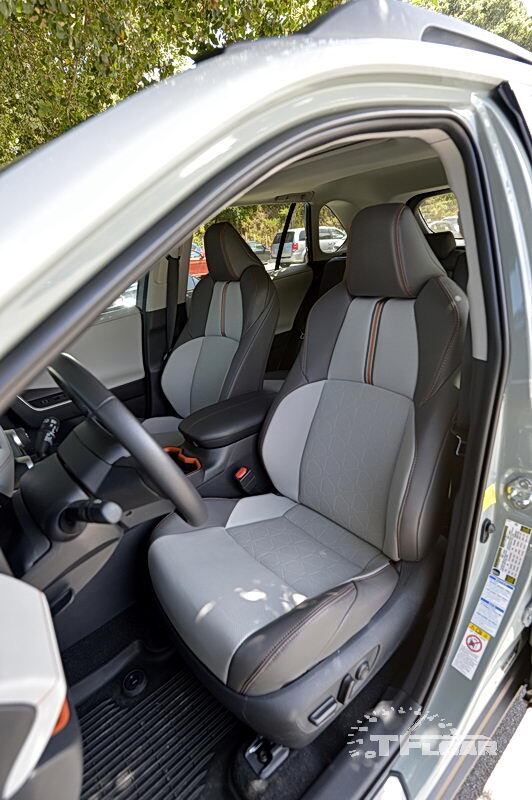 front seat of 2019 Toyota RAV4 Adventure Grade