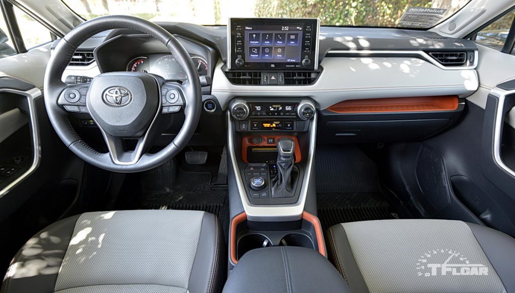 interior of 2019 Toyota RAV4 Adventure Grade