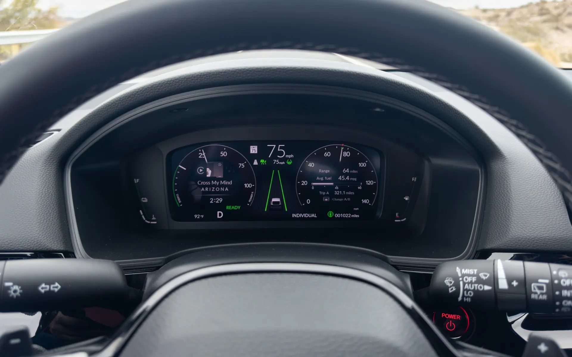 2025 Honda Civic Hybrid hatchback (Sport Touring) - road trip review