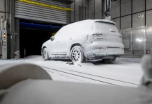 New Mercedes-Benz GLB Shows Off Its Big Screens While Undergoing Cold Weather Testing 2026 Mercedes-Benz GLB