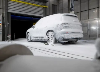 New Mercedes-Benz GLB Shows Off Its Big Screens While Undergoing Cold Weather Testing 2026 Mercedes-Benz GLB