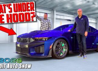 Debut: 2026 Ford Mustang Dark Horse SC Might Be a Porsche Killer, But It Won’t Reveal Its Horsepower 2026 ford mustang dark horse sc supercharged V8 porsche killer