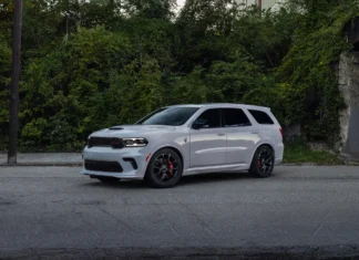 Dodge Durango SRT Hellcat Smokescreen Rolls Out a New Color Choice With Petrol Blue Seats